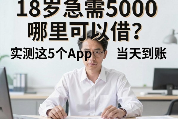 18岁急需5000哪里可以借？实测这5个App当天到账！