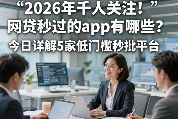 2026年千人关注!网贷秒过的app有哪些?今日详解5家低门槛秒批平台