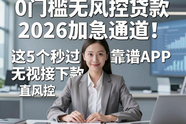 0门槛无风控贷款2026加急通道！这5个秒过靠谱APP无视风控直接下款
