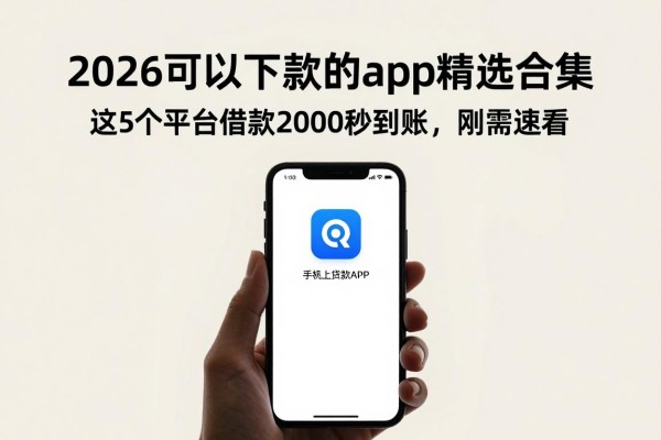 2026可以下款的app精选合集,这5个平台借款2000秒到账,刚需速看!