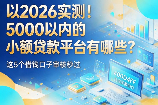 2026实测！5000以内的小额贷款平台有哪些？这5个借钱口子审核秒过
