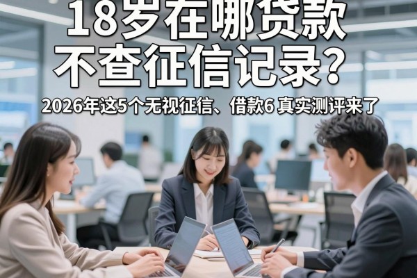 18岁在哪贷款不查征信记录？2026年这5个无视征信、借款6000的APP真实测评来了