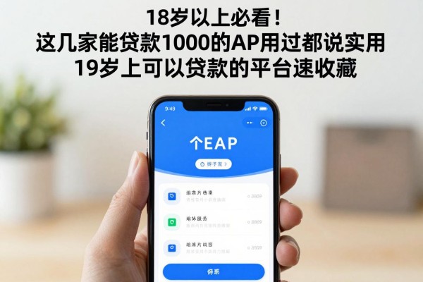 18岁以上必看!这几家能贷款1000的APP用过都说实用,18岁以上可以贷款的平台速收藏