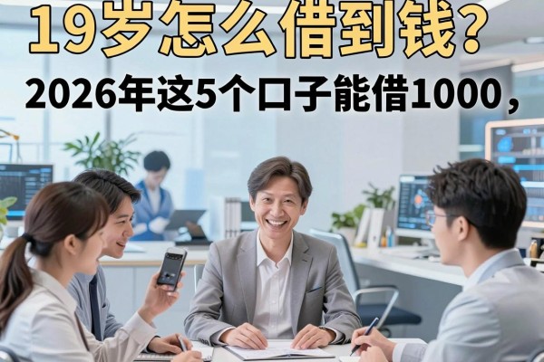 19岁怎么借到钱?2026年这5个口子能借1000,速看