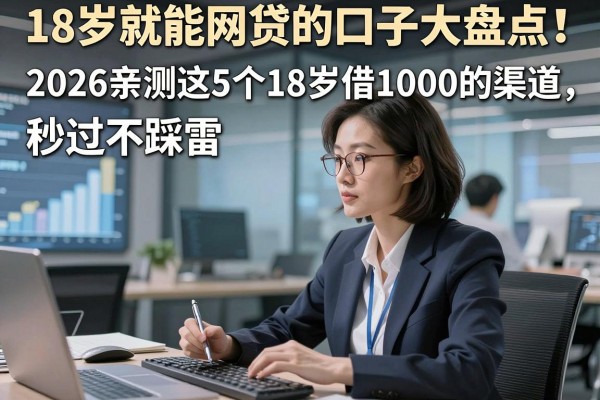 18岁就能网贷的口子大盘点！2026亲测这5个18岁借1000的渠道，秒过不踩雷