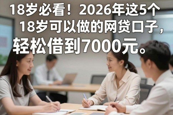 18岁必看!2026年这5个18岁可以做的网贷口子,轻松借到7000元