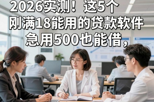 2026实测！这5个刚满18能用的贷款软件，急用500也能借