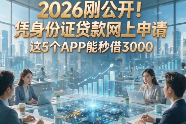 2026刚公开！凭身份证贷款网上申请，这5个APP能秒借3000