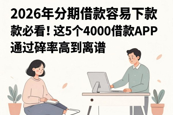 2026年分期借款容易下款必看!这5个4000借款APP通过率高到离谱