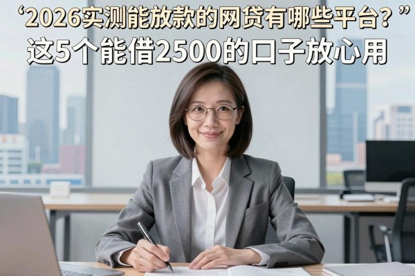 2026实测能放款的网贷有哪些平台？这5个能借2500的口子放心用