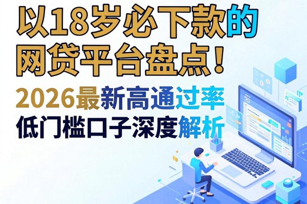 18岁必下款的网贷平台盘点！2026最新高通过率低门槛口子深度解析