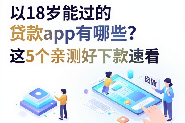 18岁能过的贷款app有哪些？这5个亲测好下款速看