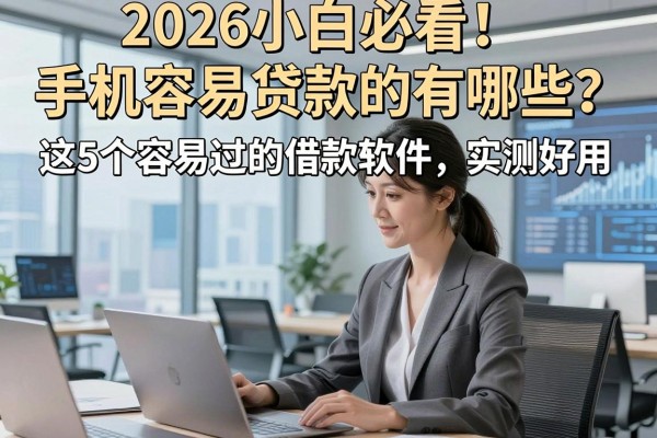 2026小白必看!手机容易贷款的有哪些?这5个容易过的借款软件实测好用