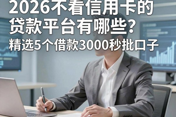2026不看信用卡的贷款平台有哪些?精选5个借款3000秒批口子