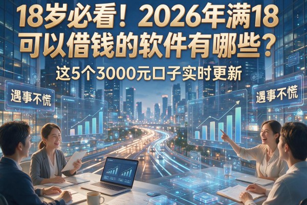 18岁必看!2026年满18可以借钱的软件有哪些?这5个3000元口子实时更新,遇事不慌