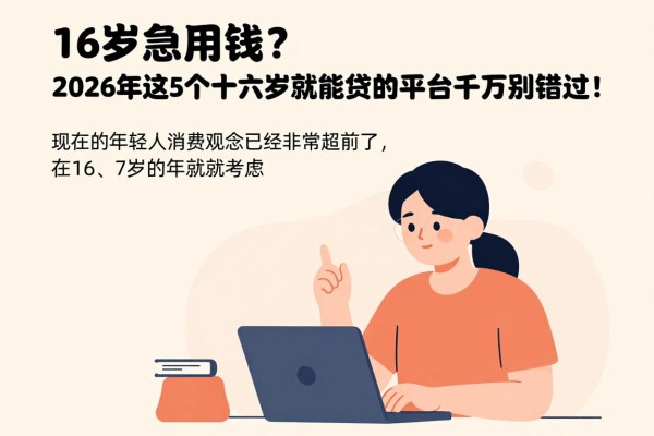 16岁急用钱？2026年这5个十六岁就能贷款的平台千万别错过！