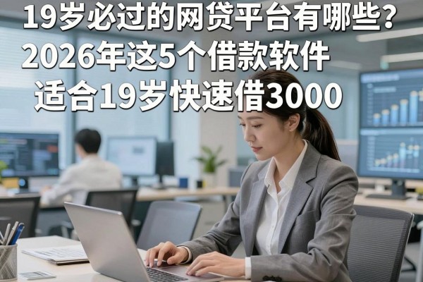 19岁必过的网贷平台有哪些?2026年这5个借款软件适合19岁快速借3000