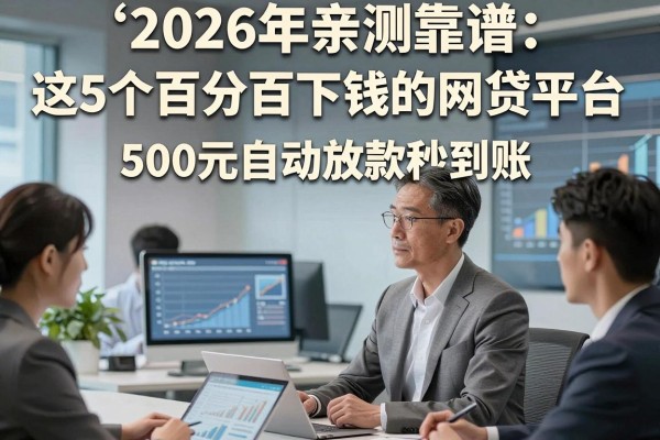 2026年亲测靠谱:这5个百分百下钱的网贷平台,500元自动放款秒到账