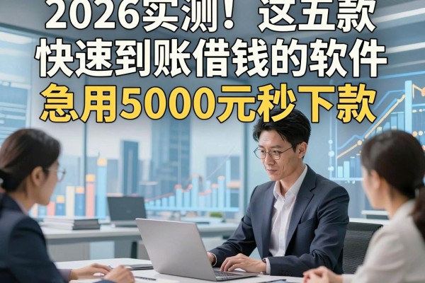 2026实测!这五款快速到账借钱的软件,急用5000元秒下款