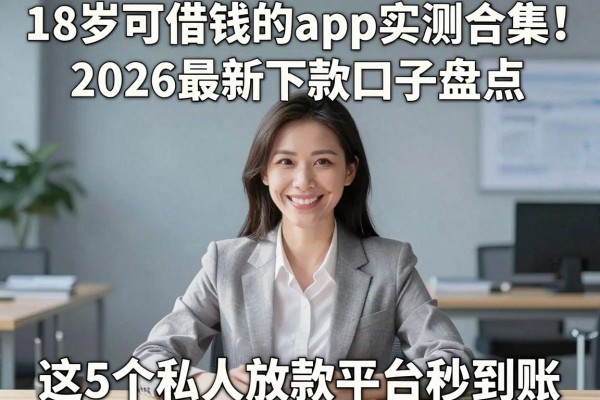 18岁可借钱的app实测合集!2026最新下款口子盘点,这5个私人放款平台秒到账