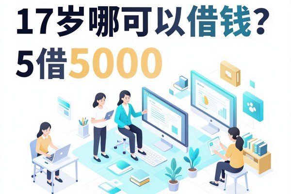 17岁哪可以借钱?4月最新整理5个能借5000的靠谱口子
