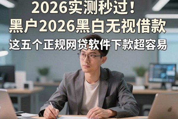 2026实测秒过!黑户2026黑白无视借款,这五个正规网贷软件下款超容易
