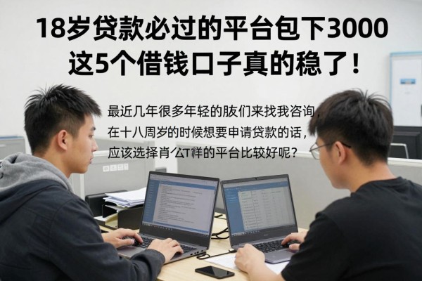 18岁贷款必过的平台包下3000，这5个借钱口子真的稳了！