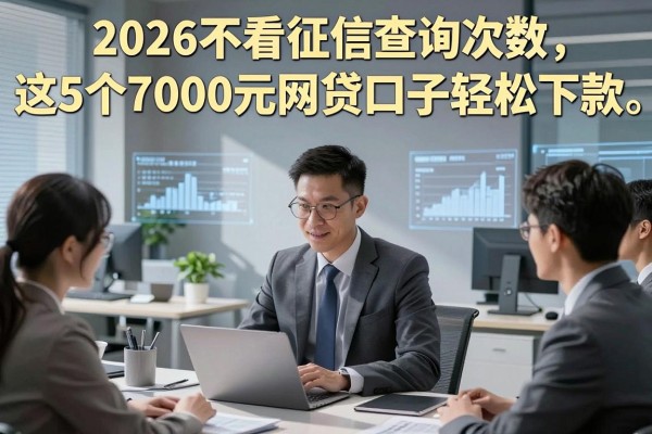 2026不看征信查询次数,这5个7000元网贷口子轻松下款!