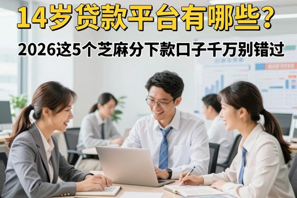 14岁贷款平台有哪些?2026这5个芝麻分下款口子千万别错过