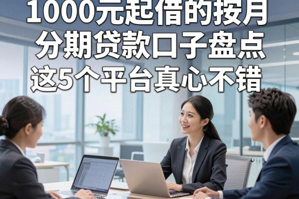 1000元起借的按月分期贷款口子盘点，这5个平台真心不错