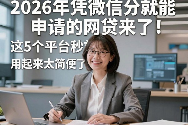 2026年凭微信分就能申请的网贷来了!这5个平台秒放款,用起来太简便了