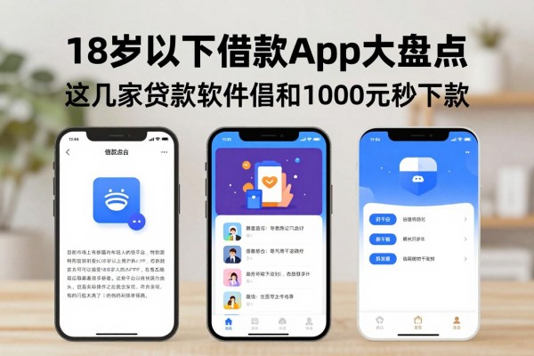 18岁以下借款app大盘点!这几家贷款软件号称1000元秒下款