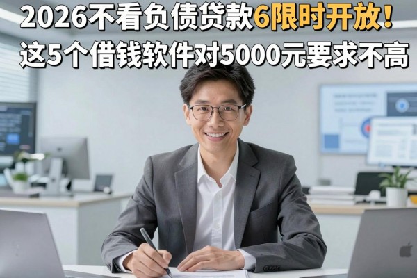 2026不看负债贷款6限时开放!这5个借钱软件对5000元要求真不高
