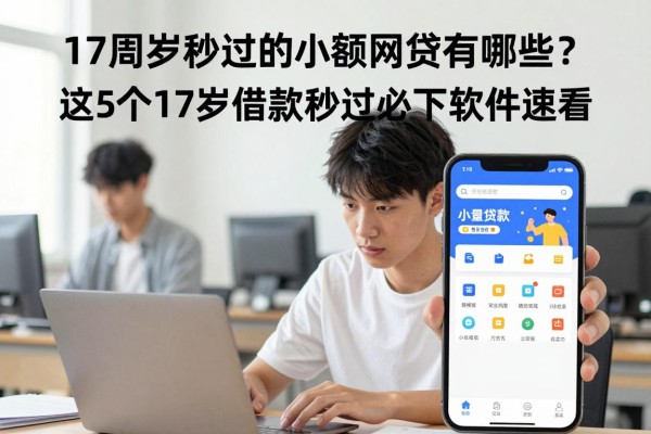 17周岁秒过的小额网贷有哪些?这5个17岁借款秒过必下软件速看