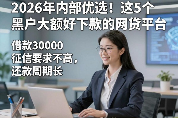 2026年内部优选!这5个黑户大额好下款的网贷平台,借款30000征信要求不高,还款周期长