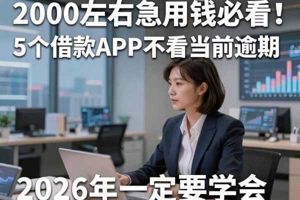 2000左右急用钱必看!这5个借款APP不看当前逾期,2026年一定要学会