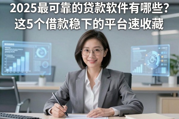 2025最可靠的贷款软件有哪些？这5个借款稳下的平台速收藏！
