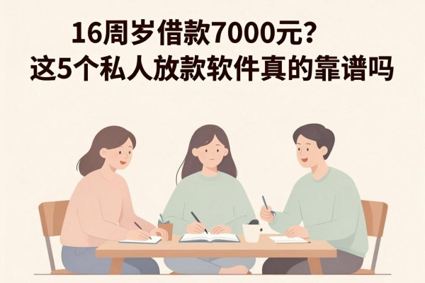 16周岁借款7000元？这5个私人放款软件真的靠谱吗