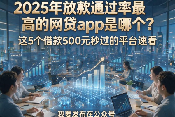 2025年放款通过率最高的网贷app是哪个？这5个借款500元秒过的平台速看