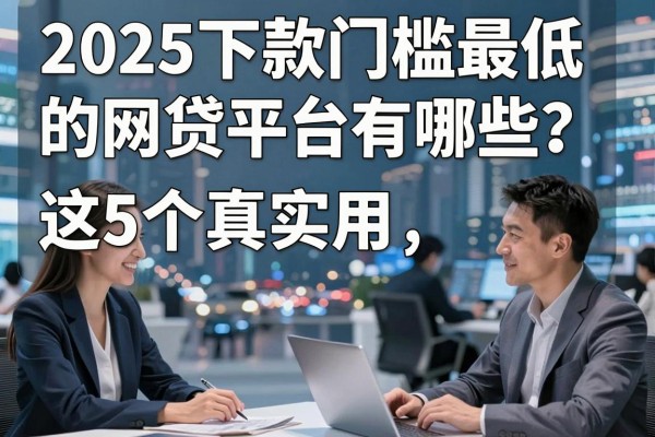 2025下款门槛最低的网贷平台有哪些？这5个真实用，速看！