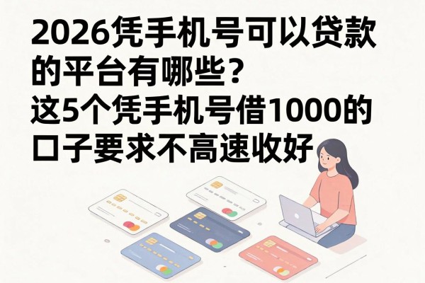 2026凭手机号可以贷款的平台有哪些？这5个凭手机号借1000的口子要求不高速收好