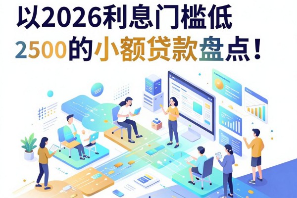 2026利息门槛低的小额贷款盘点！这几家借2500的口子反馈真不错