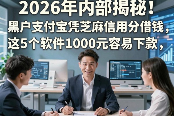 2026年内部揭秘！黑户支付宝凭芝麻信用分借钱，这5个软件1000元容易下款