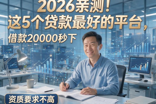 2026亲测！这5个贷款最好的平台，借款20000秒下，资质要求不高