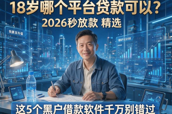 18岁哪个平台贷款可以？2026秒放款精选，这5个黑户借款软件千万别错过！