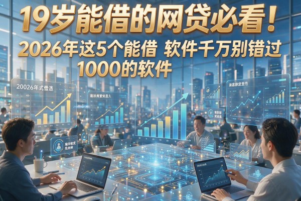 19岁能借的网贷必看！2026年这5个能借1000的软件千万别错过