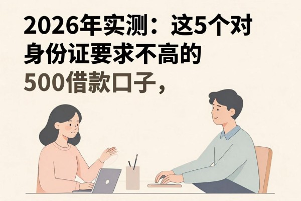 2026年实测:这5个对身份证要求不高的500借款口子,不用身份证可以借款的软件内部名单流出