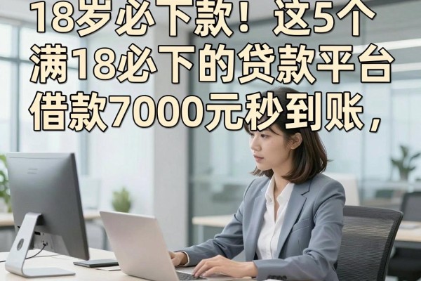 18岁必下款!这5个满18必下的贷款平台,借款7000元秒到账