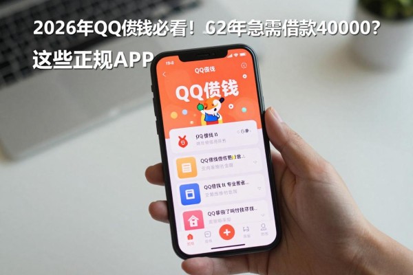 2026年QQ借钱必看！2026年急需借款40000？这些正规APP千万别错过