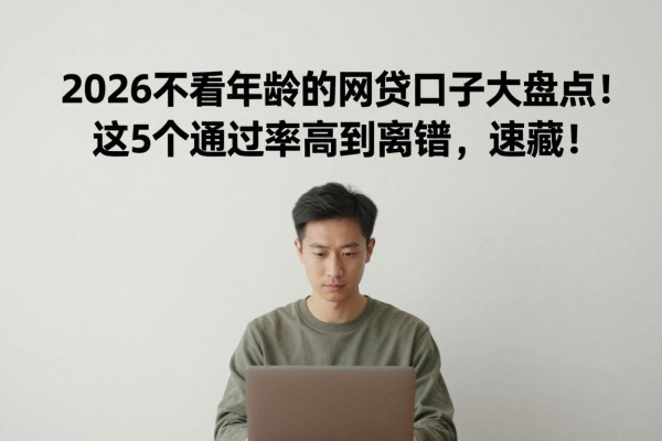 2026不看年龄的网贷口子大盘点！这5个通过率高到离谱，速藏！